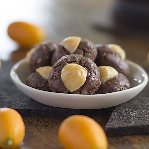 Macadamia-Schokoladen-Plätzchen