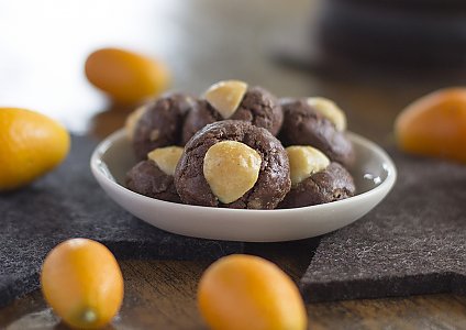 Macadamia-Schokoladen-Plätzchen