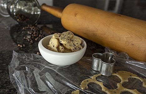 Apero-Mürbeplätzchen mit Kubebenpfeffer