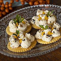 Dattel-Harissa-Frischkäse-Dip