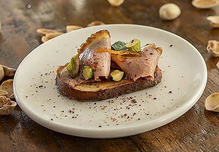Entenbrust mit kandierten Orangenzesten