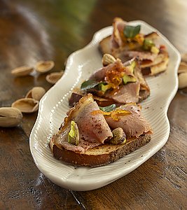 Entenbrust mit kandierten Orangenzesten