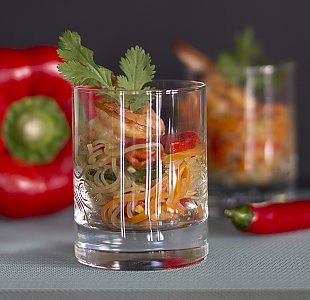 Glasnudeln | Paprika | Möhre | Ingwer