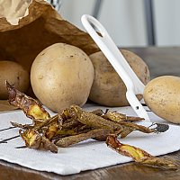 Kartoffelschalen-Chips