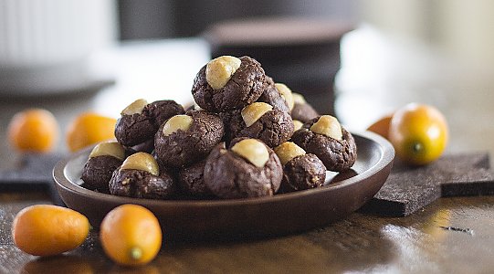 Macadamia-Schokoladen-Plätzchen