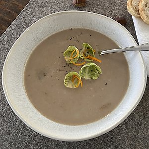 Maronen-Suppe mit Portwein