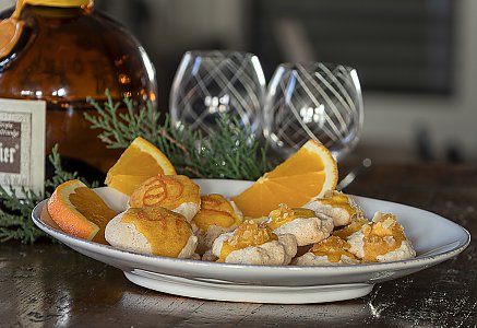Orangen-Mandel-Makronen
