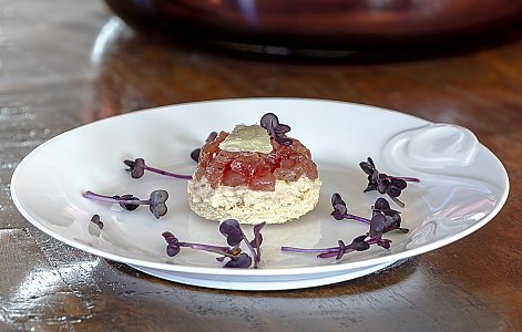 Thunfisch-Creme mit Thunfisch-Tartar