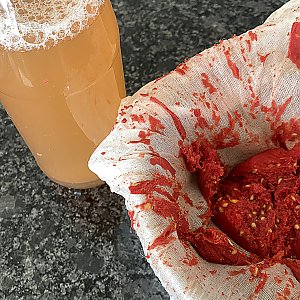 Klare Tomatenessenz (Schritt-für-Schritt-Anleitung)