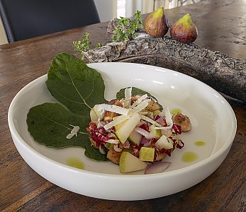 Vegetarische Birnen-Feigen-Ceviche