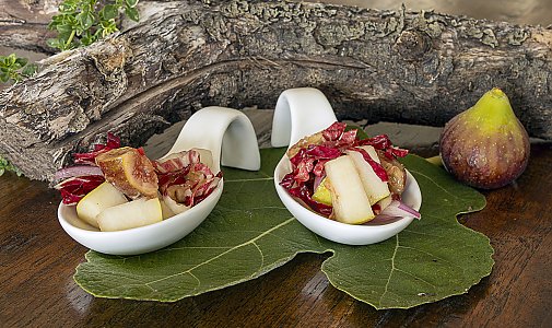 Vegetarische Birnen-Feigen-Ceviche