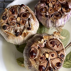 gerösteter Knoblauch (Schritt-für-Schritt-Anleitung)