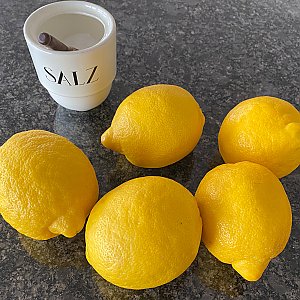 Salz-Zitronenschale (Schritt-für-Schritt-Anleitung)